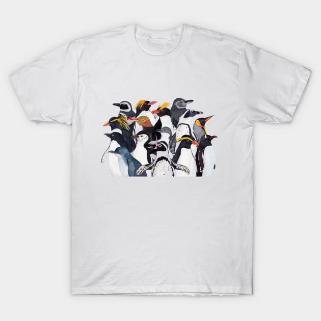World's Penguins T-Shirt by Duck Cloud 9